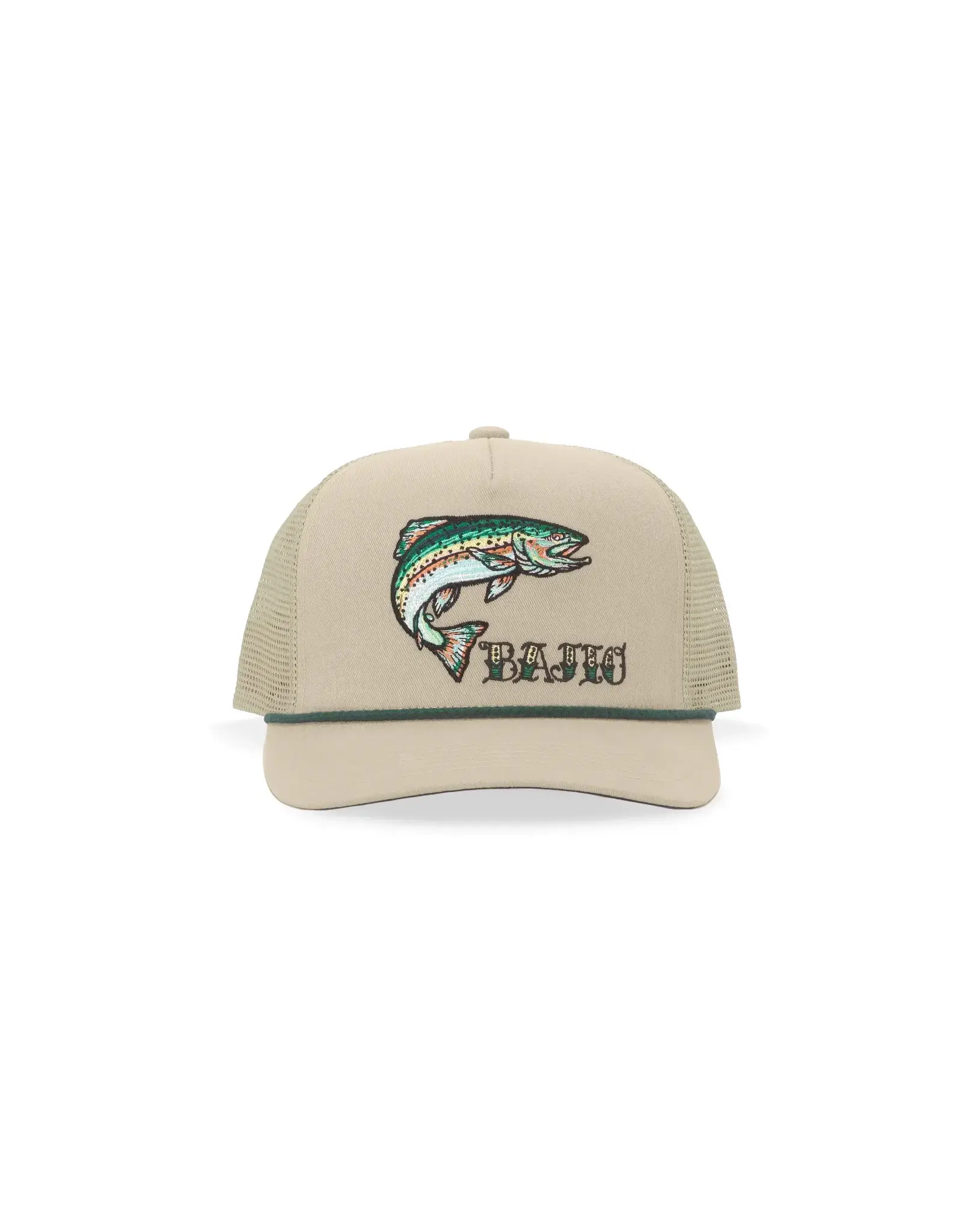 BAJIO RAINBOW TROUT CURVED BRIM TRUCKER HAT