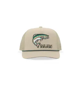 BAJIO RAINBOW TROUT CURVED BRIM TRUCKER HAT