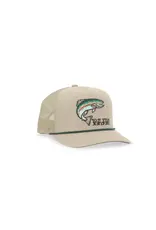 BAJIO RAINBOW TROUT CURVED BRIM TRUCKER HAT