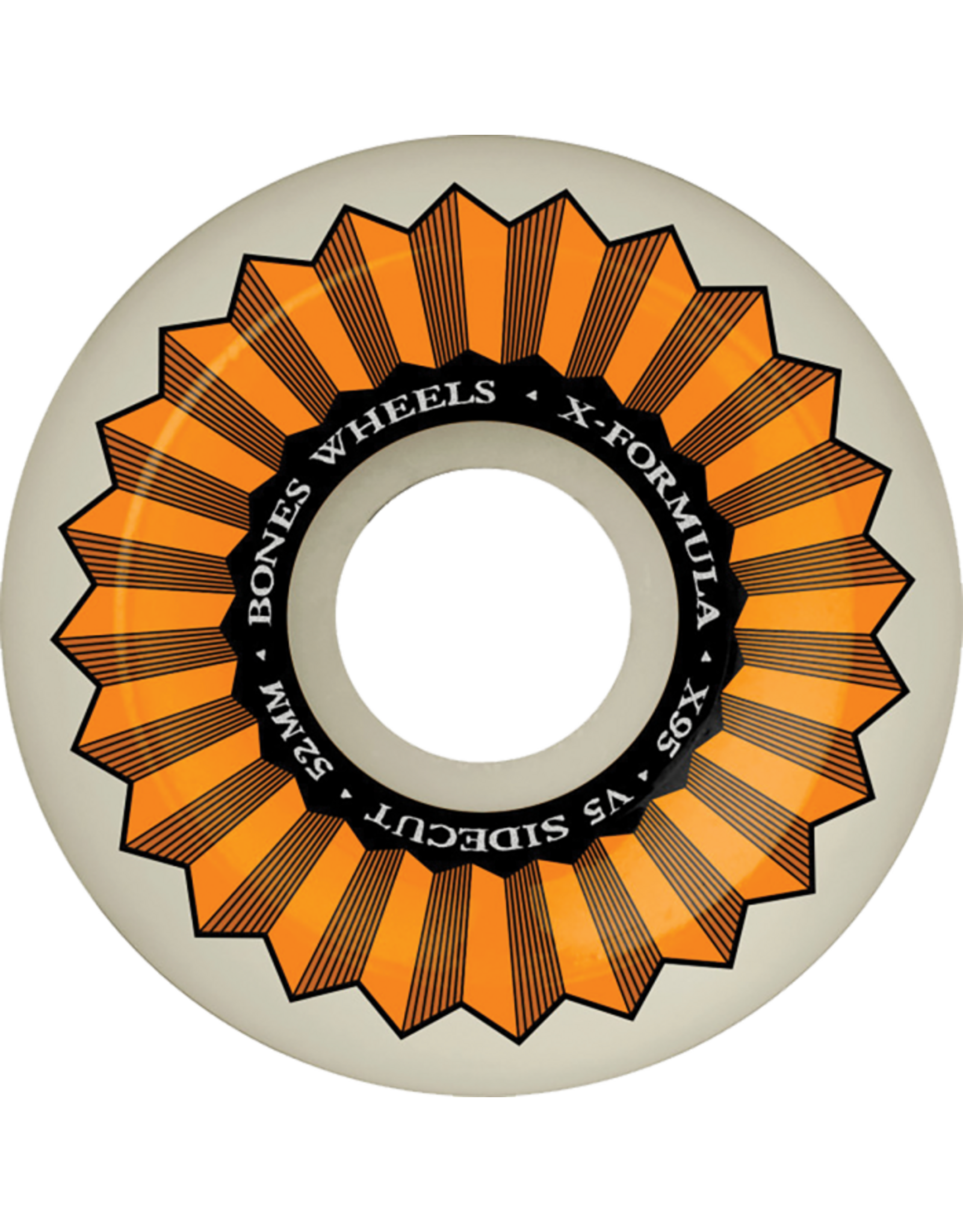 BONES BONES XF X95 V5 SIDECUT 52mm 95A BANKS LOGO NAT Bones Wheels