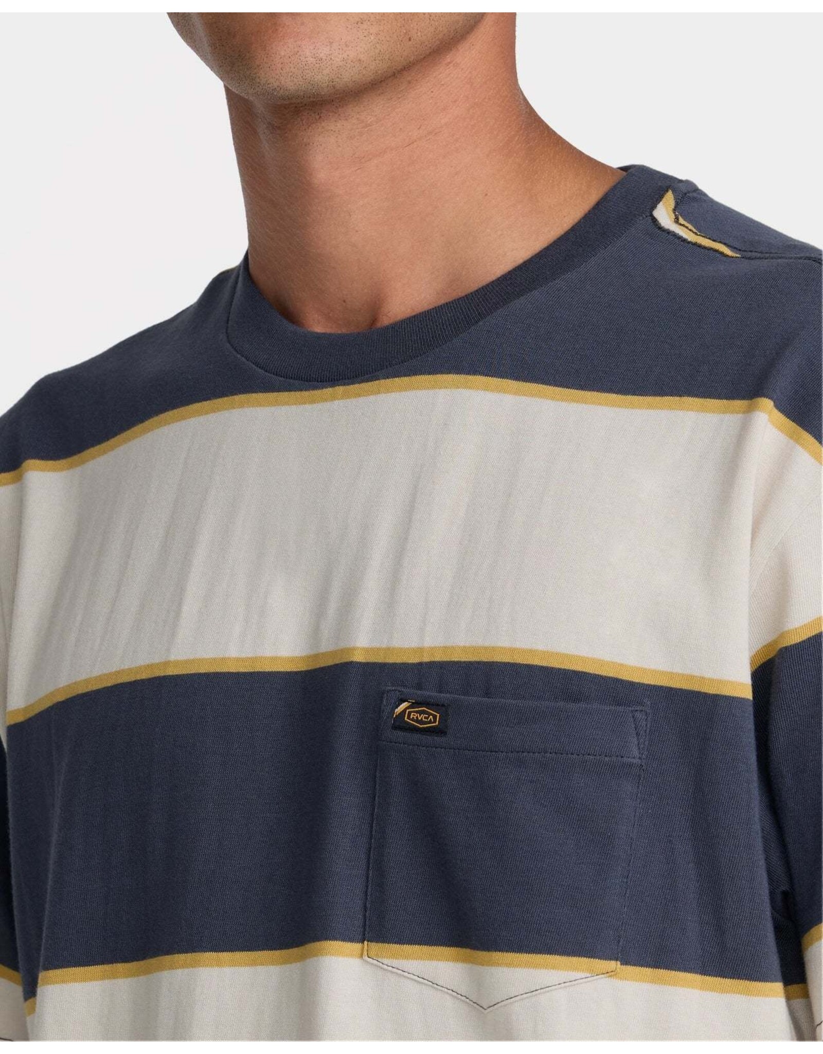 RVCA Guys DAYSHIFT STRIPE SHORT SLEEVE TEE