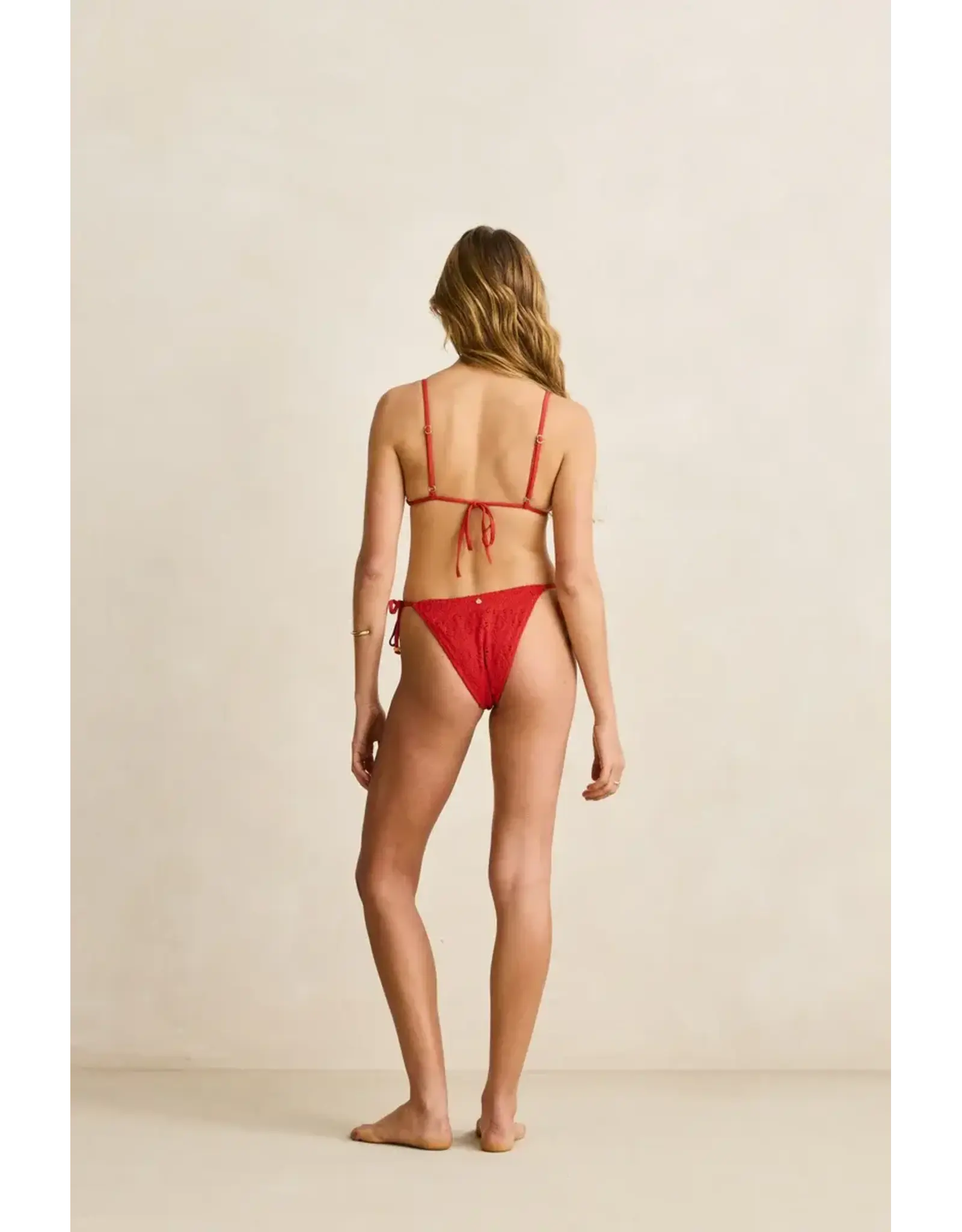 RHYTHM Gigi Slide Tri Top Red