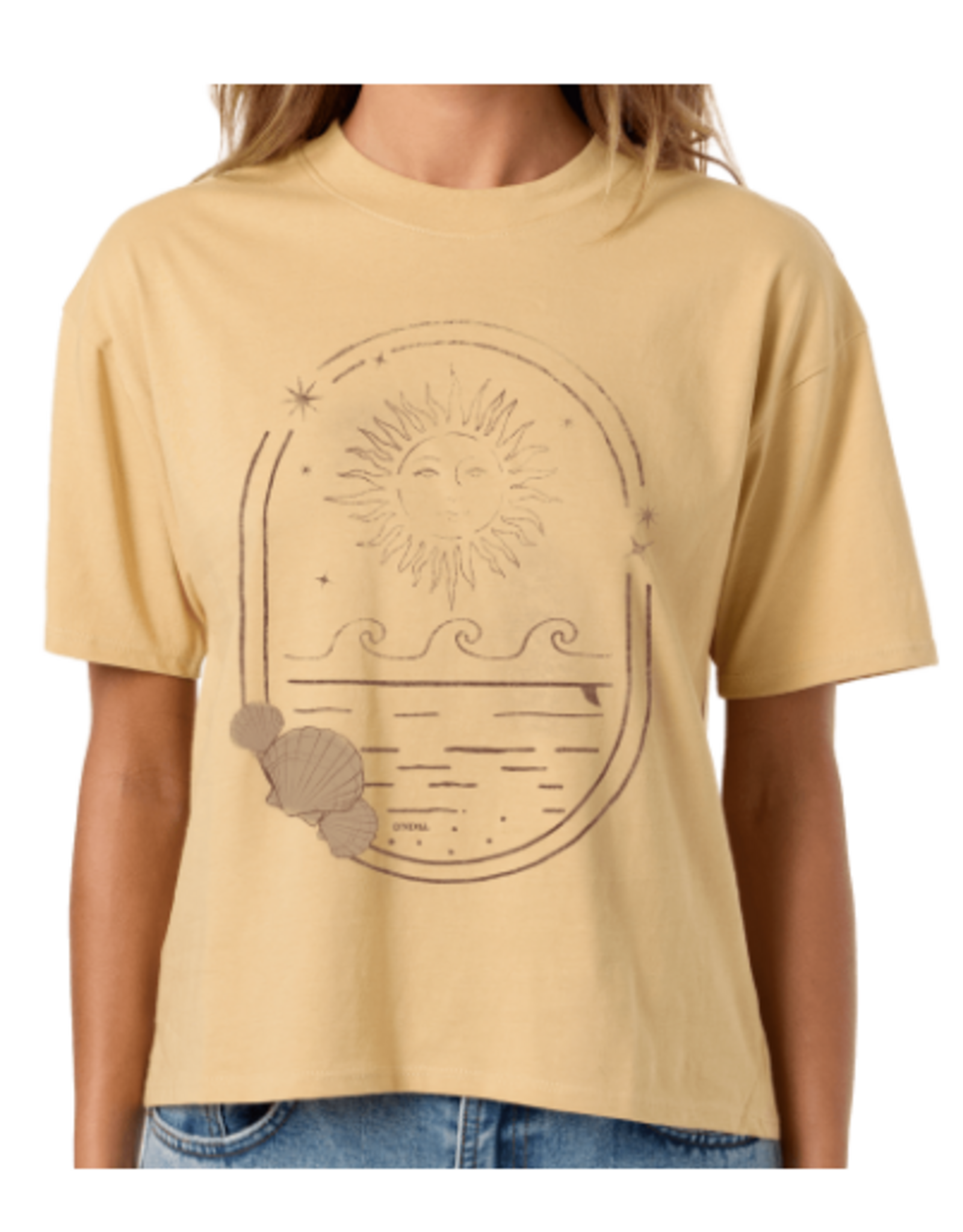 O'NEILL WOMENS SUN SHELL EASY TEE SU2641805