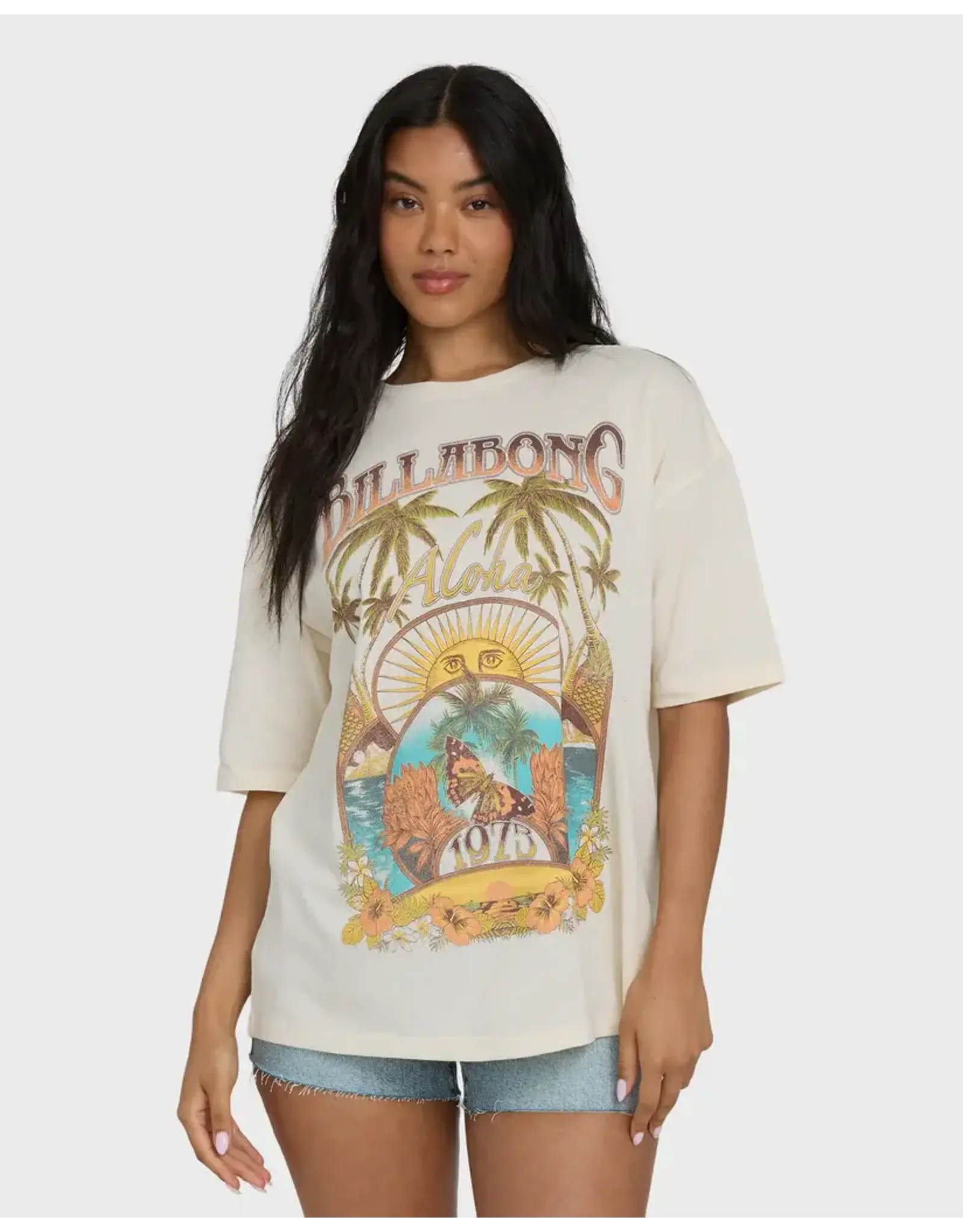 BILLABONG GIRLS Forever Dawn Short Sleeve Knit T-Shirt