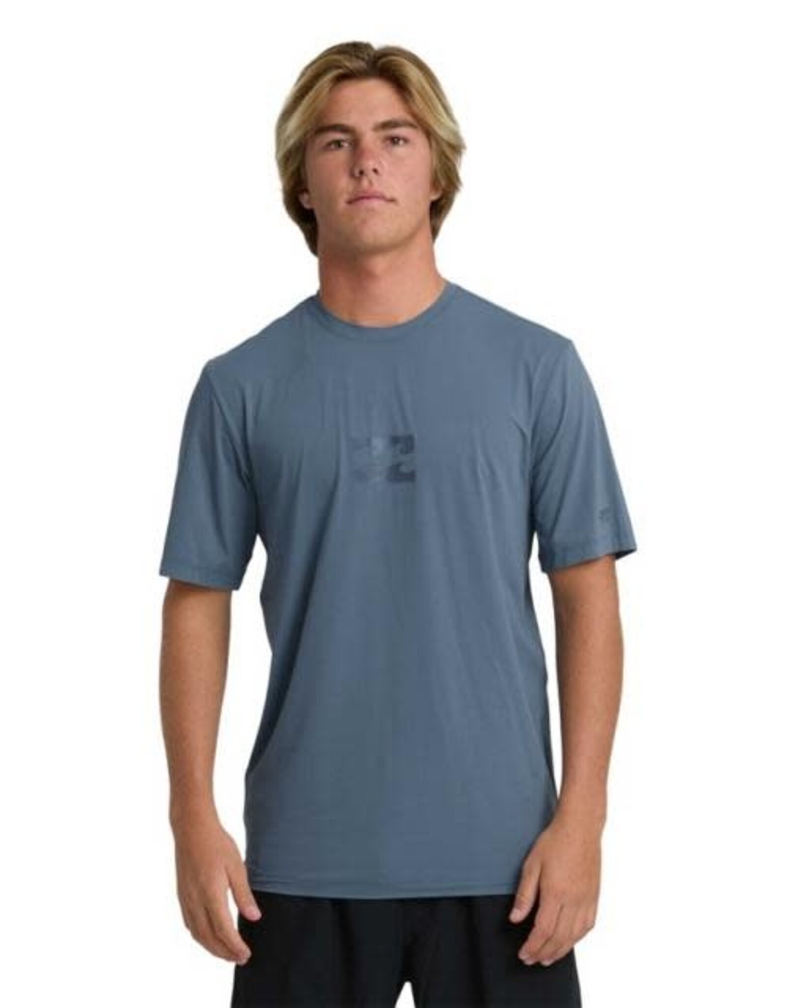 BILLABONG Billabong All Day Wave SS Surf Shirt Rash Guard - Fog