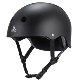 TRIPLE 8 T8 CERTIFIED DEEP COVER L/XL-MATTE BLACK Triple 8