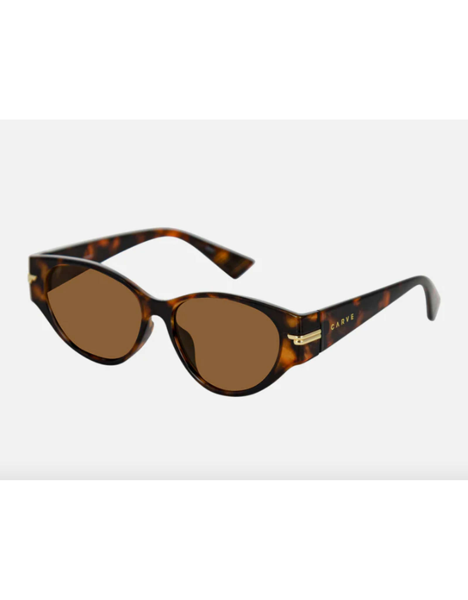 CARVE SUNGLASSES RHODE - GLOSS TORT BROWN LENS