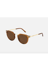 CARVE SUNGLASSES FRANKIE - GLOSS CRYSTAL TOBACCO GOLD METAL BROWN LENS