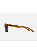 CARVE SUNGLASSES GOBLIN - RECYCLED GLOSS CRYSTAL DK SAND FRAME GREEN POLARIZED LENS