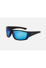 CARVE SUNGLASSES MORAY - MATT BLACK FRAME, GREY LENS WITH BLUE IRIDIUM