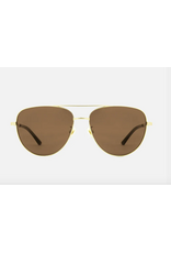 CARVE SUNGLASSES SOLANA - GLOSS GOLD METAL BROWN POL LENS