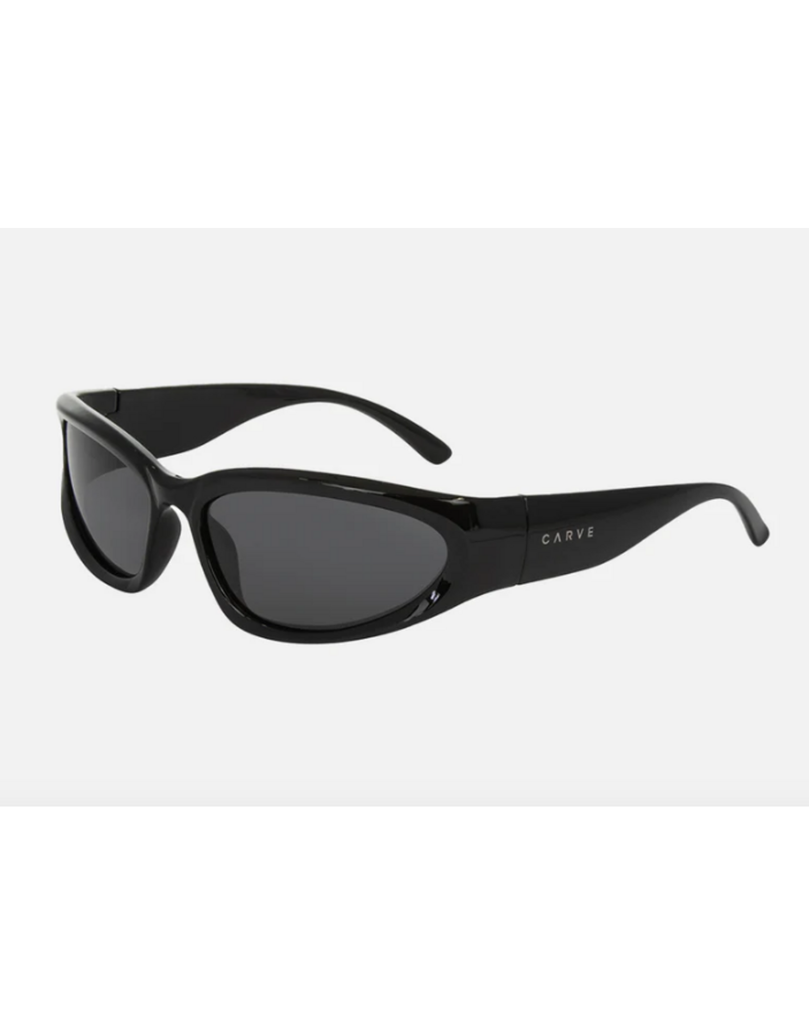 CARVE SUNGLASSES KUBIX - GLOSS BLACK FRAME WITH GREY LENS