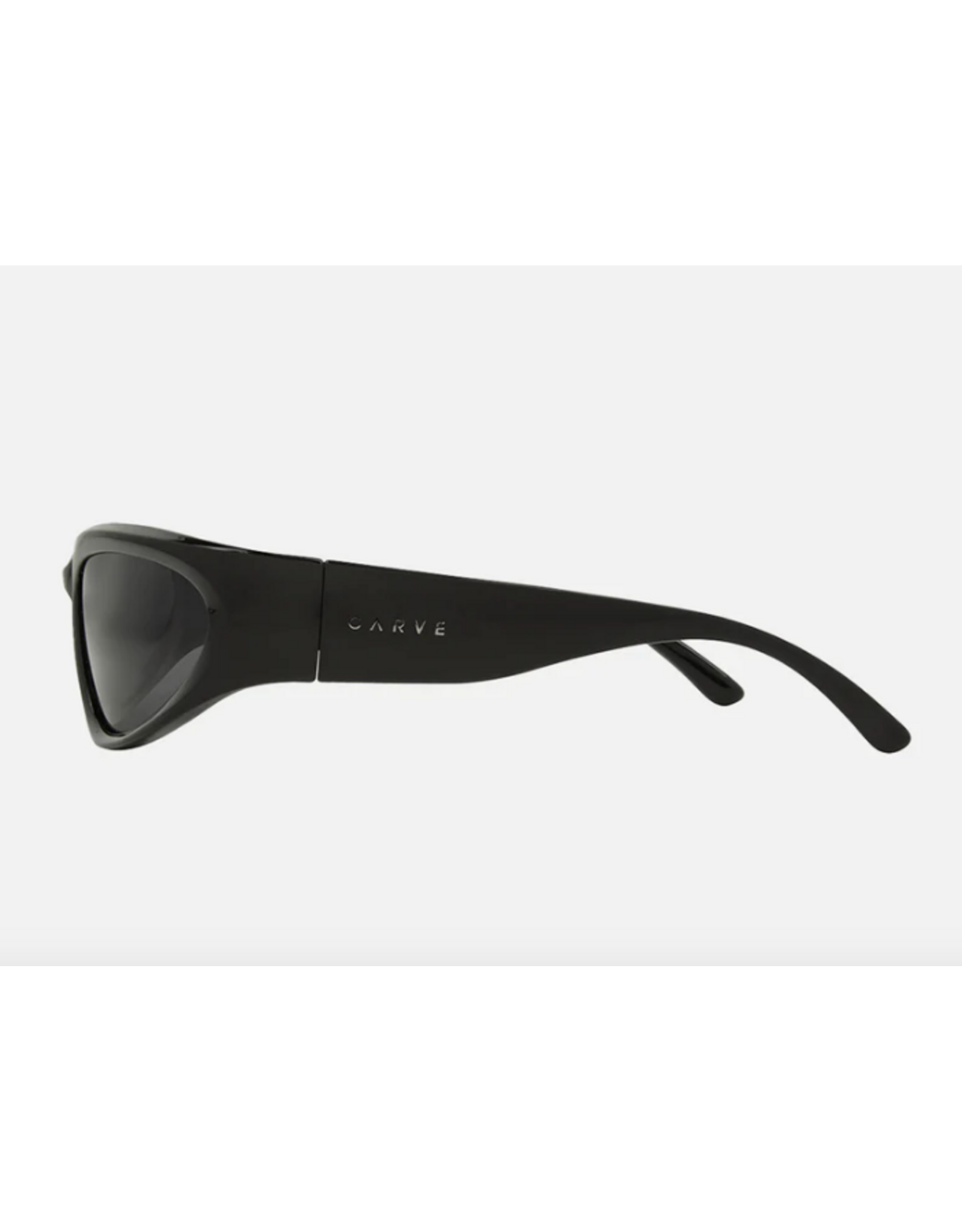 CARVE SUNGLASSES KUBIX - GLOSS BLACK FRAME WITH GREY LENS