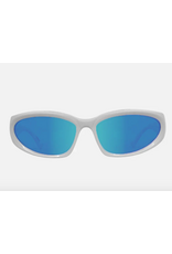 CARVE SUNGLASSES KUBIX - GLOSS WHITE FRAME, GREY LENS WITH BLUE IRIDIUM