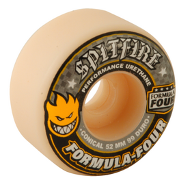 SPITFIRE SF F4 99a CONICAL 52mm WHT W/YEL & BLK  Spitfire
