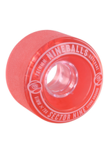 SECTOR 9 SEC9 9 BALL 61mm 78a CLEAR RED  Sector 9