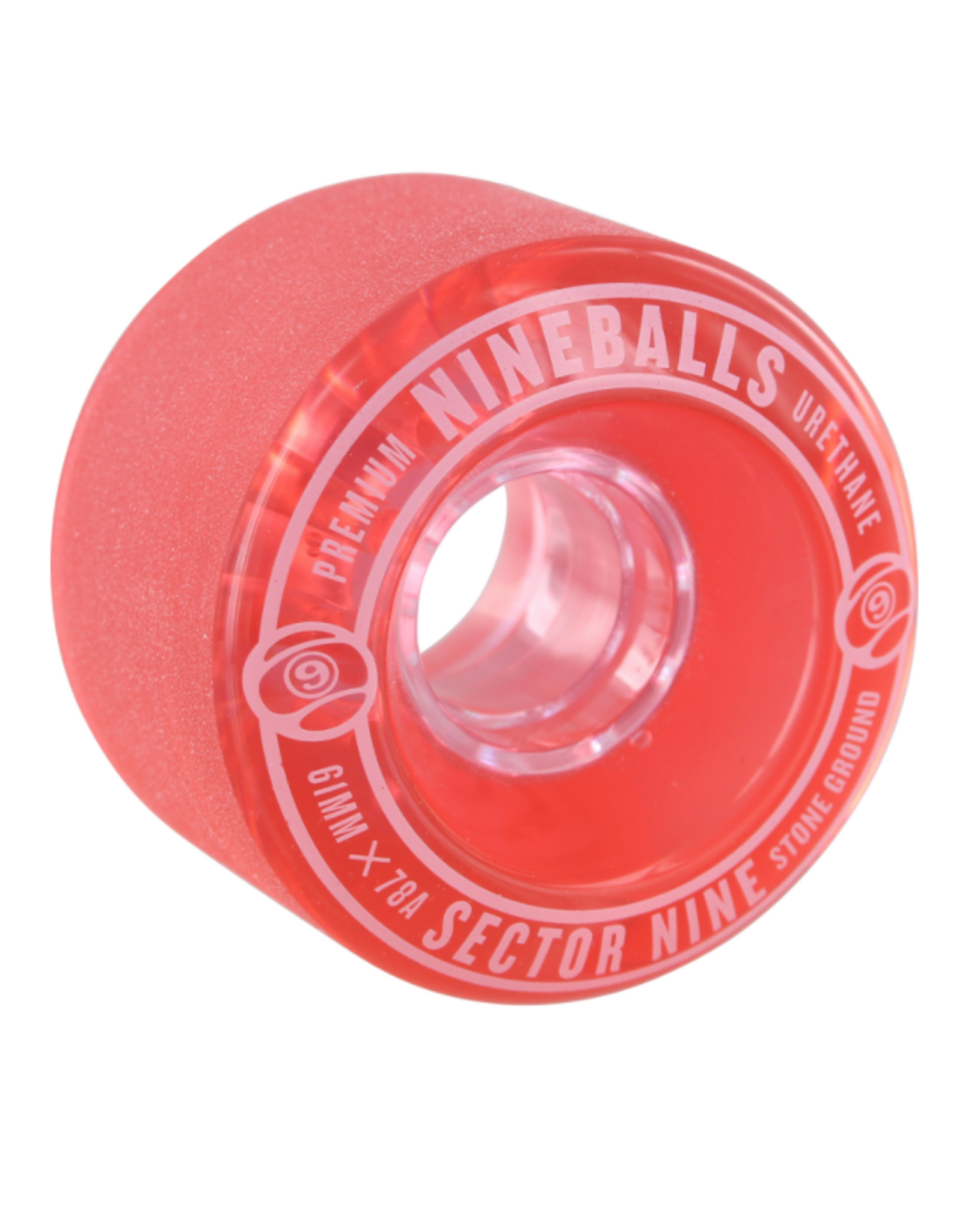 SECTOR 9 SEC9 9 BALL 61mm 78a CLEAR RED  Sector 9