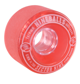 SECTOR 9 SEC9 9 BALL 61mm 78a CLEAR RED  Sector 9