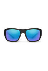 SUN CLOUD Sculpin Matte Black + Polarized Blue Mirror Lens