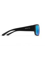 SUN CLOUD Sculpin Matte Black + Polarized Blue Mirror Lens