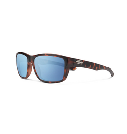 SunCloud Mayor Matte Tortoise + Polarized Aqua Mirror Lens
