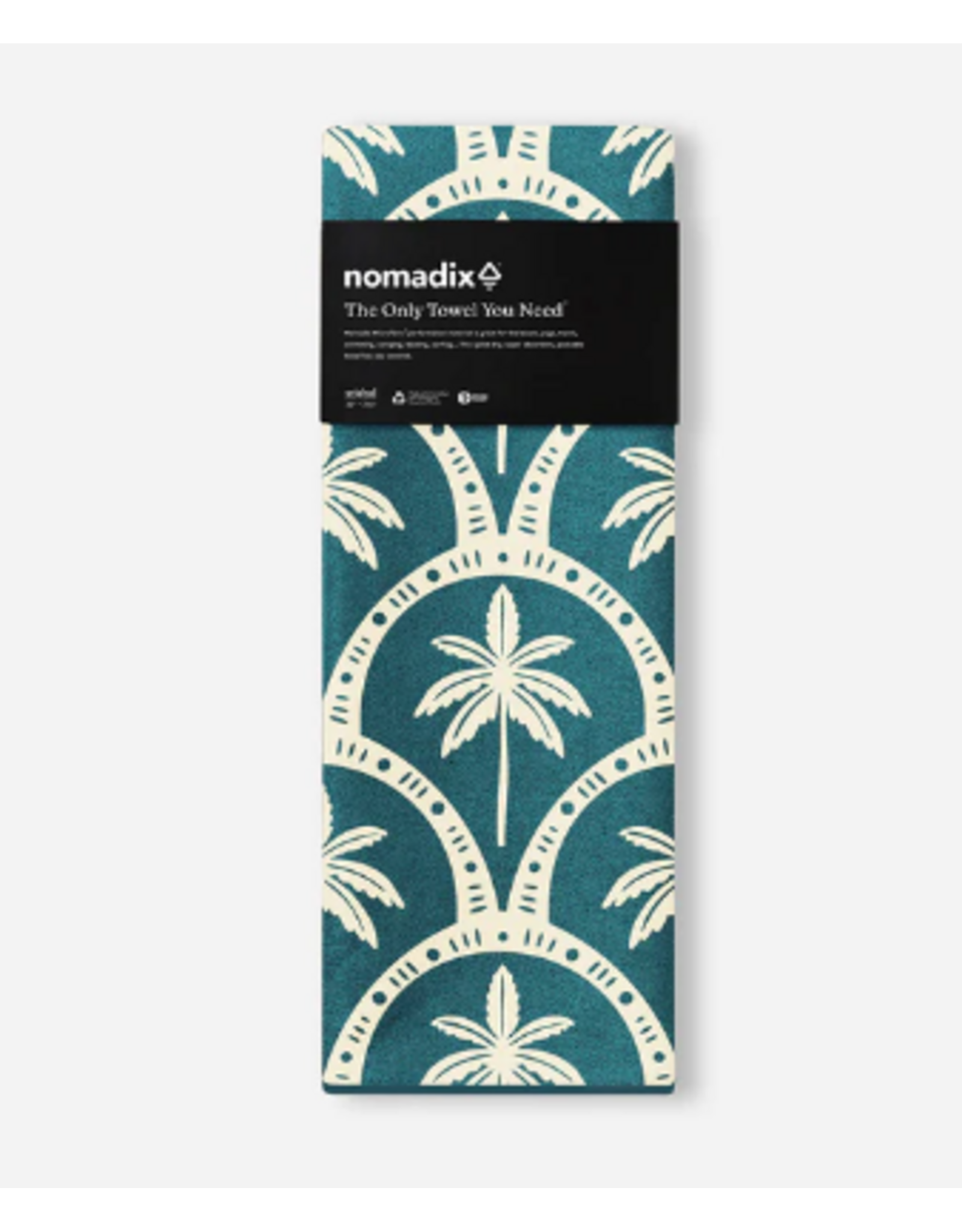 NOMADIX Original Towel: Palms Resort Teal Ocean