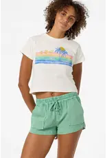 ONEILL Womens Retro Stripe Fitted Tee SU2641820