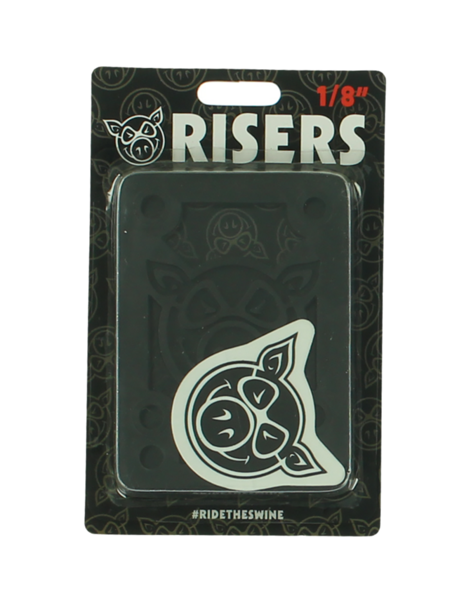 PIG PIG PILES 1/8" HARD RISERS BLACK single set Pig