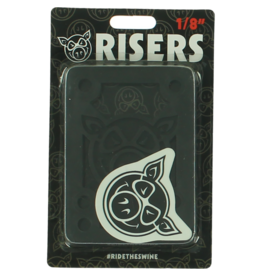 PIG PIG PILES 1/8" HARD RISERS BLACK single set Pig