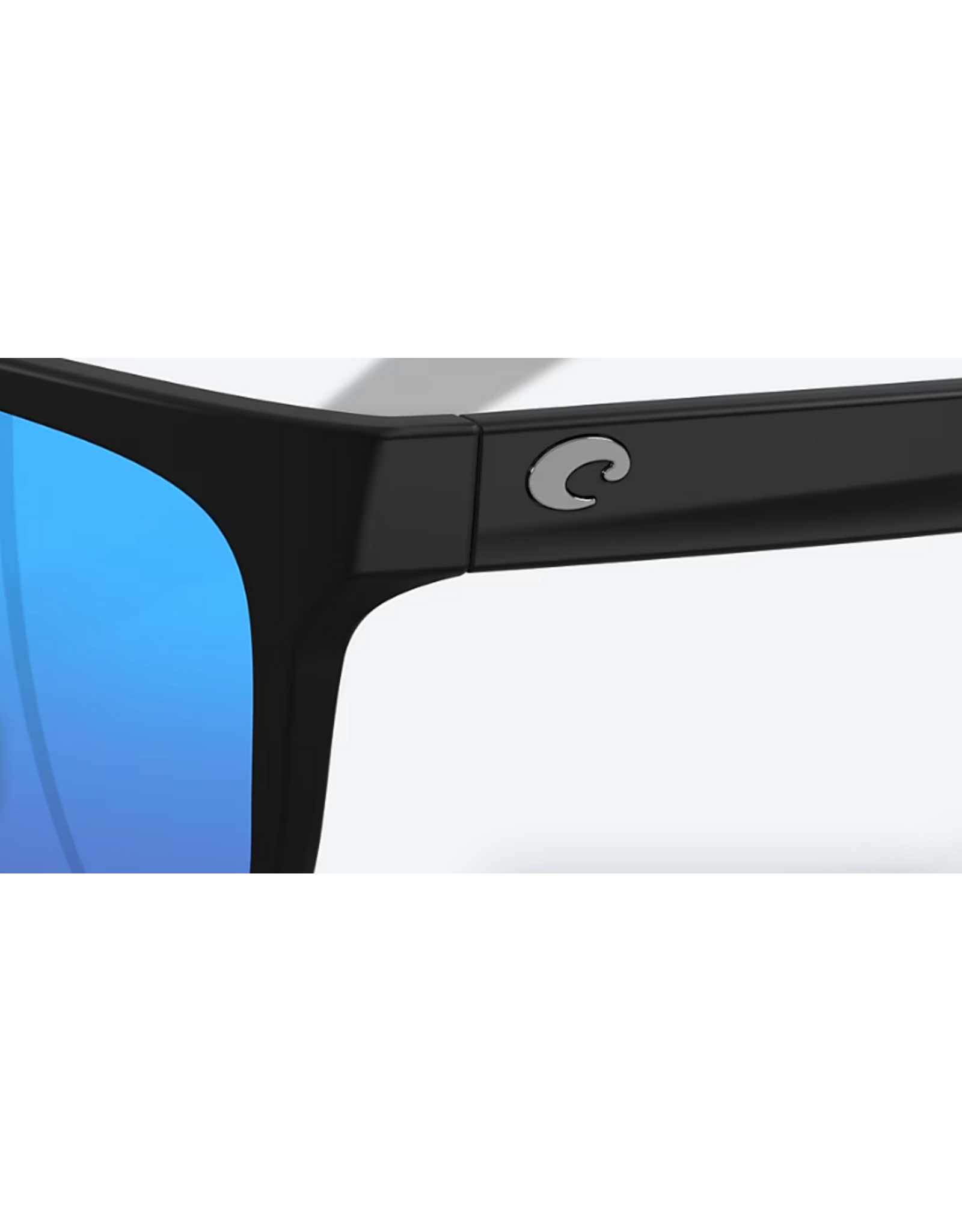 COSTA DEL MAR COSTA  DEL MAR TRADES Frame Color: Matte Black Lenses : Blue Mirror Polarized Glass