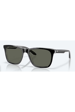 COSTA DEL MAR GRAVELS  Frame Color: Black  POLARIZED GLASS (580G)