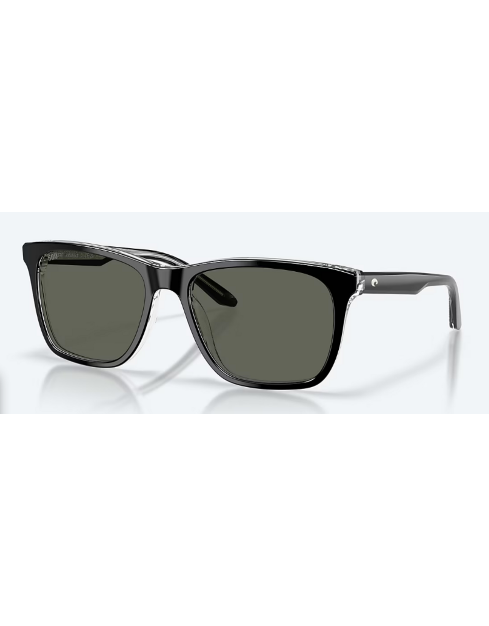 COSTA DEL MAR GRAVELS  Frame Color: Black  POLARIZED GLASS (580G)