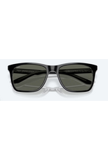 COSTA DEL MAR GRAVELS  Frame Color: Black  POLARIZED GLASS (580G)