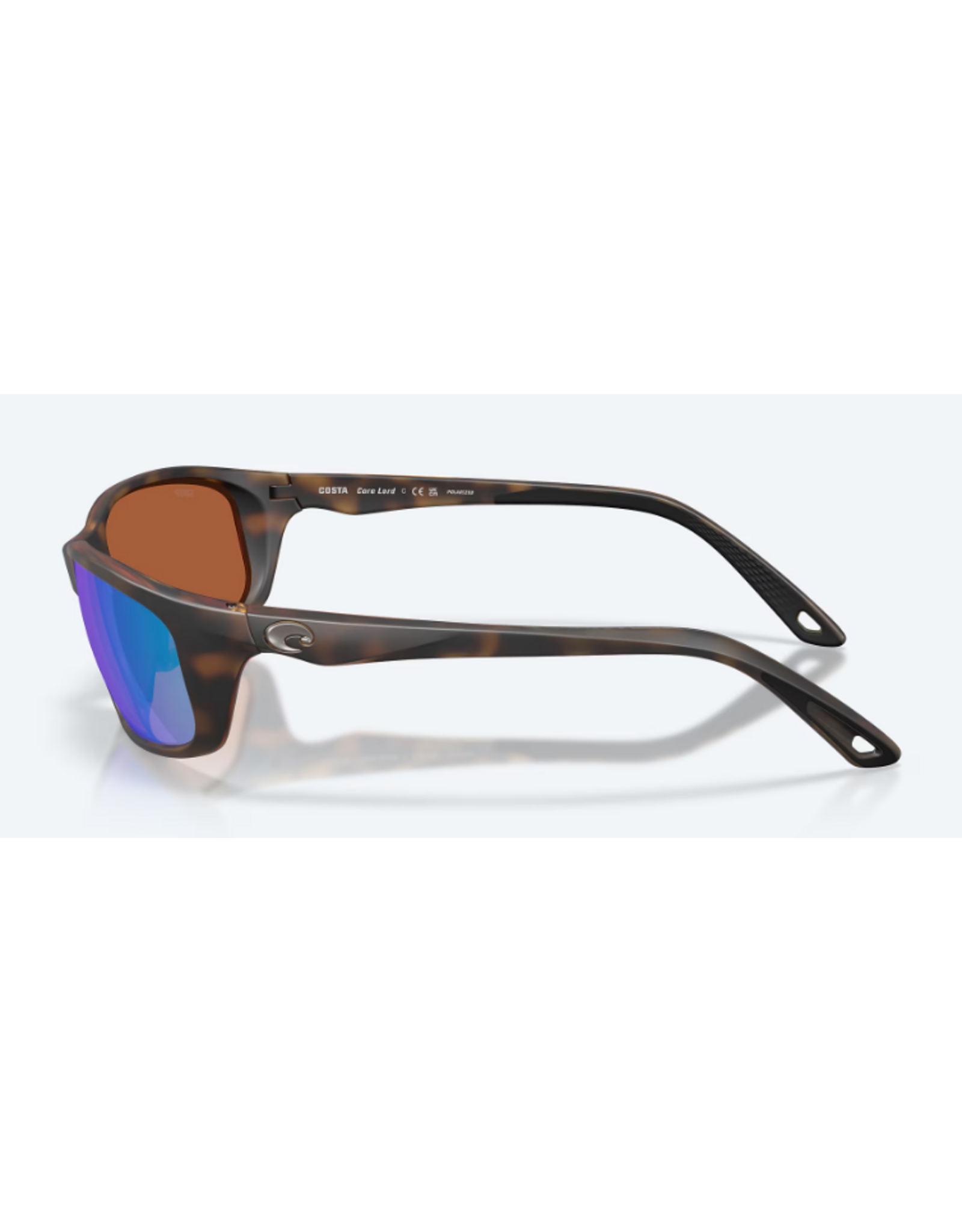 COSTA DEL MAR BRINE II Frame Color: Matte Tortoise Lenses : Green Mirror Polarized Polycarbonate