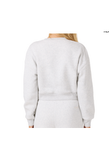 ONEILL Womens EVELYN CROPPED CREW FLEECE  FA2641006