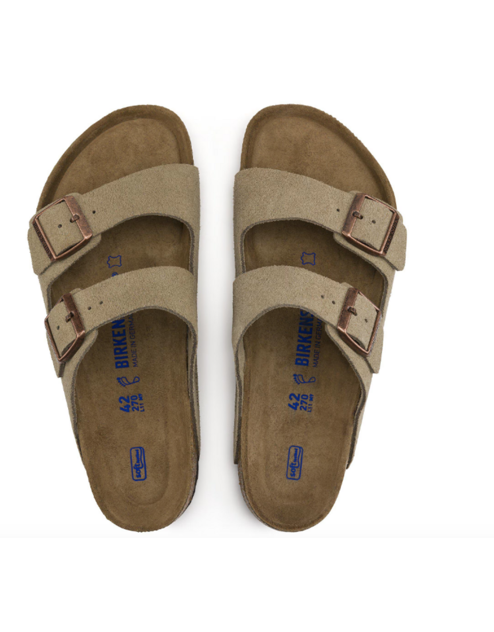 BIRKENSTOCKS Arizona Soft Footbed Suede Leather