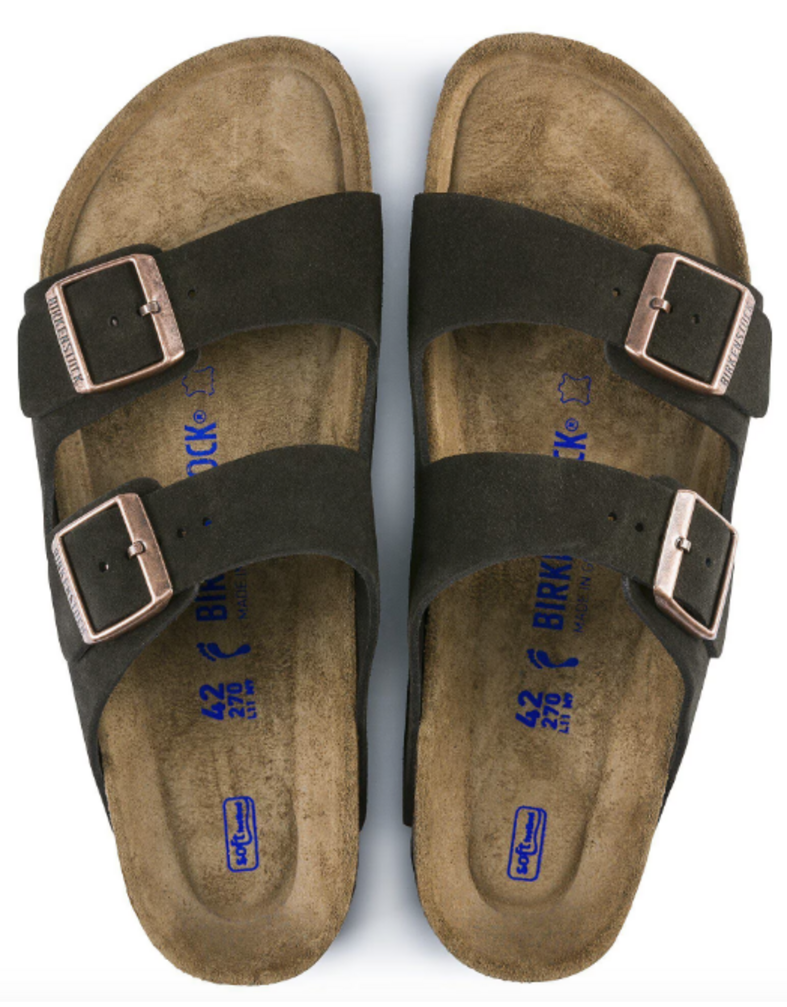 BIRKENSTOCKS Arizona Soft Footbed Suede Leather