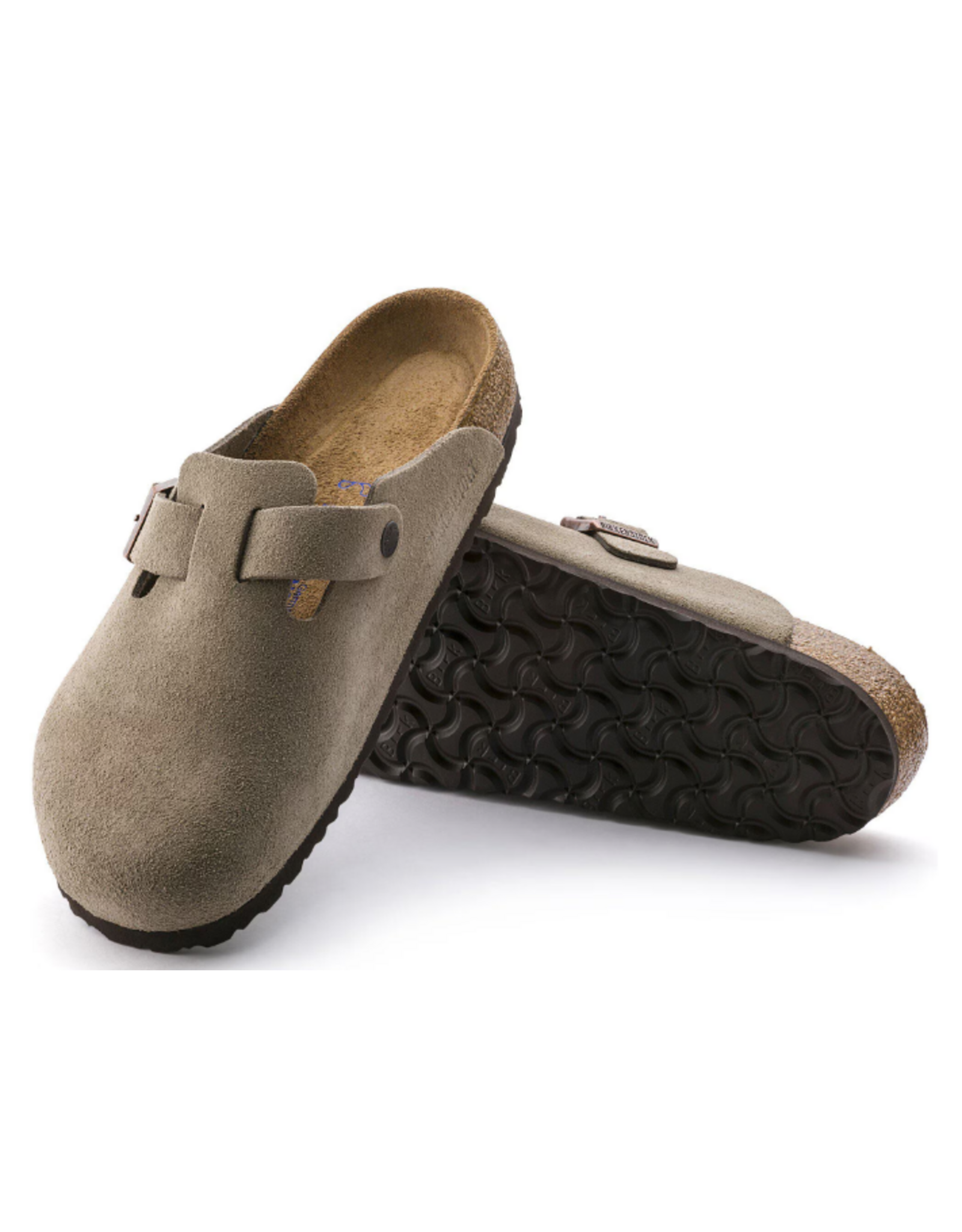 BIRKENSTOCKS Boston Soft Footbed Suede Leather