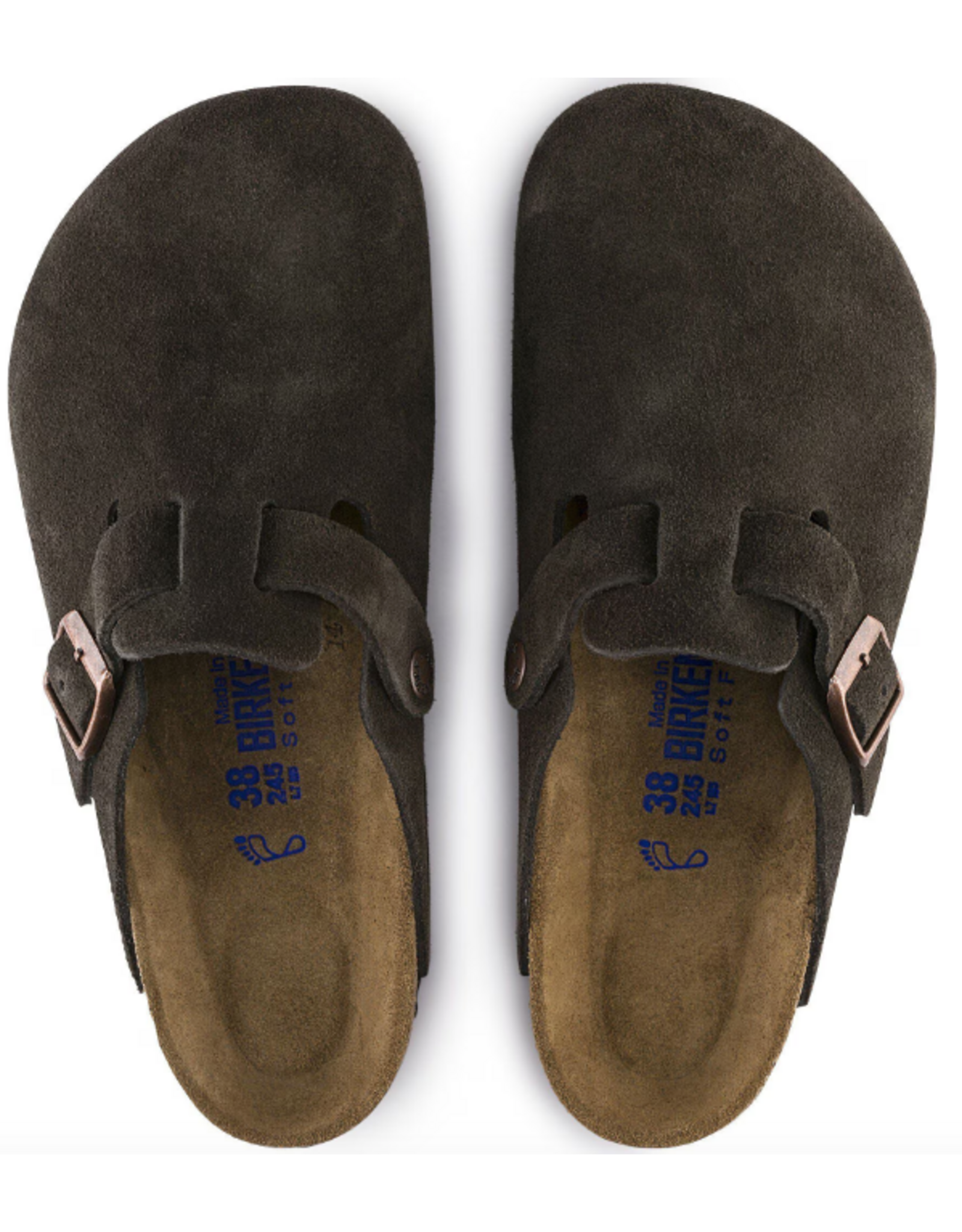 BIRKENSTOCKS Boston Soft Footbed Suede Leather