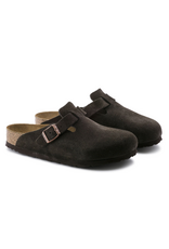 BIRKENSTOCKS Boston Soft Footbed Suede Leather