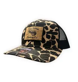 Pimp Shrimp Old School Camo Trucker Hat