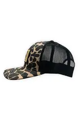 Pimp Shrimp Old School Camo Trucker Hat