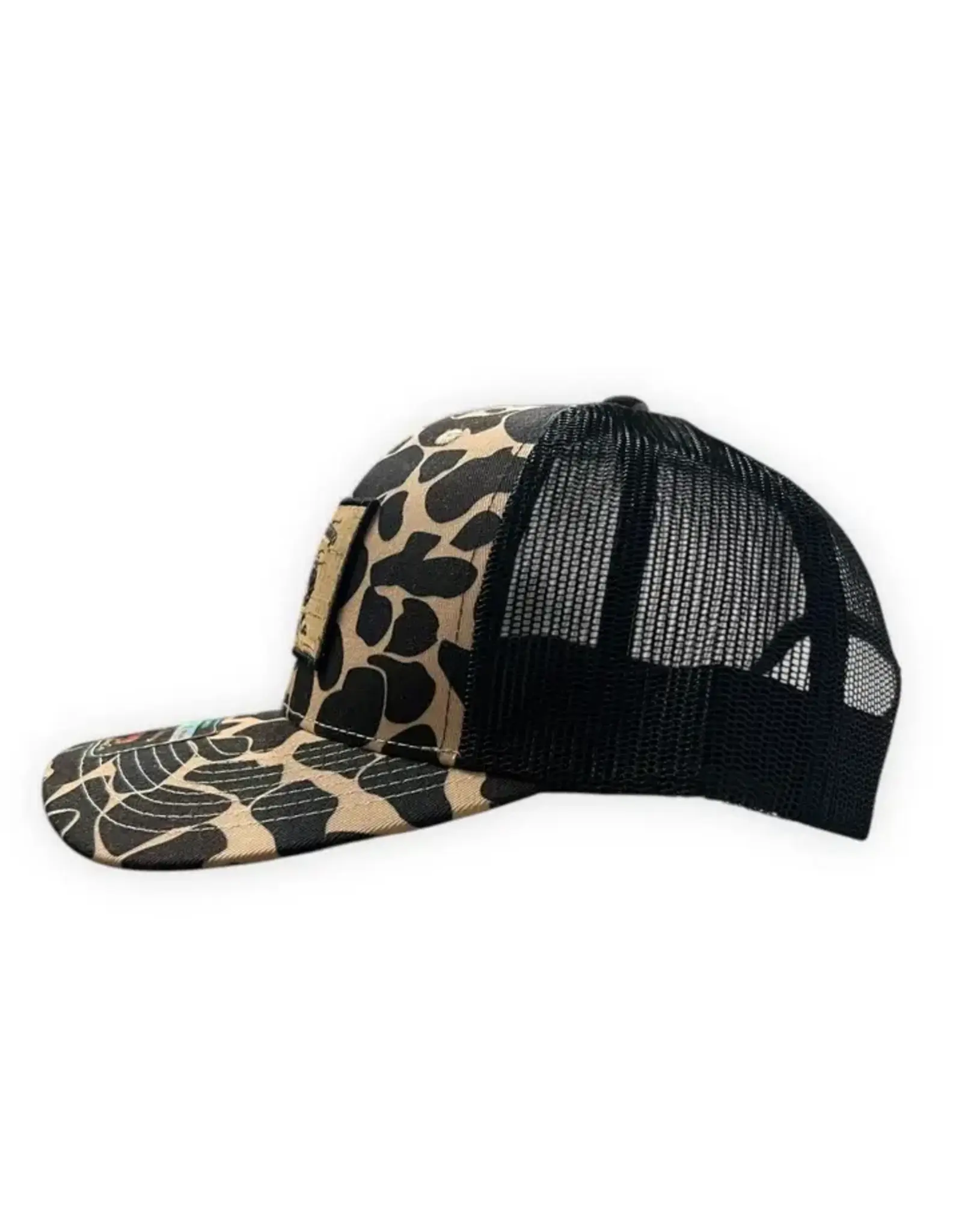 Pimp Shrimp Old School Camo Trucker Hat