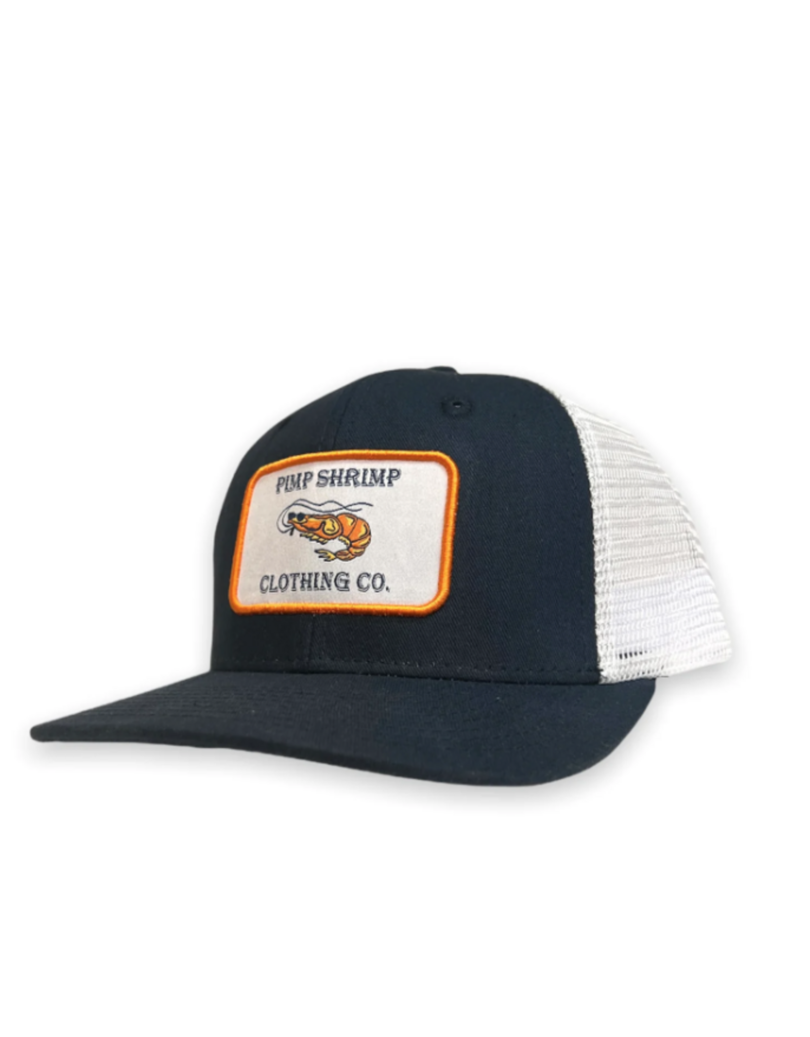 Pimp Shrimp Navy Trucker Hat