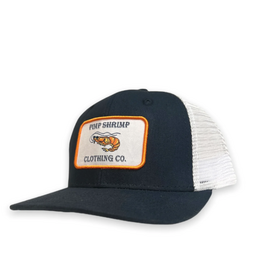 Pimp Shrimp Navy Trucker Hat