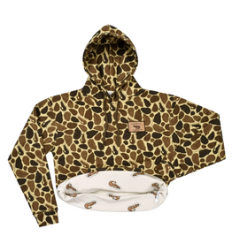 Pimp Shrimp Brown Oyster Camo Mid-Weight Hoodie