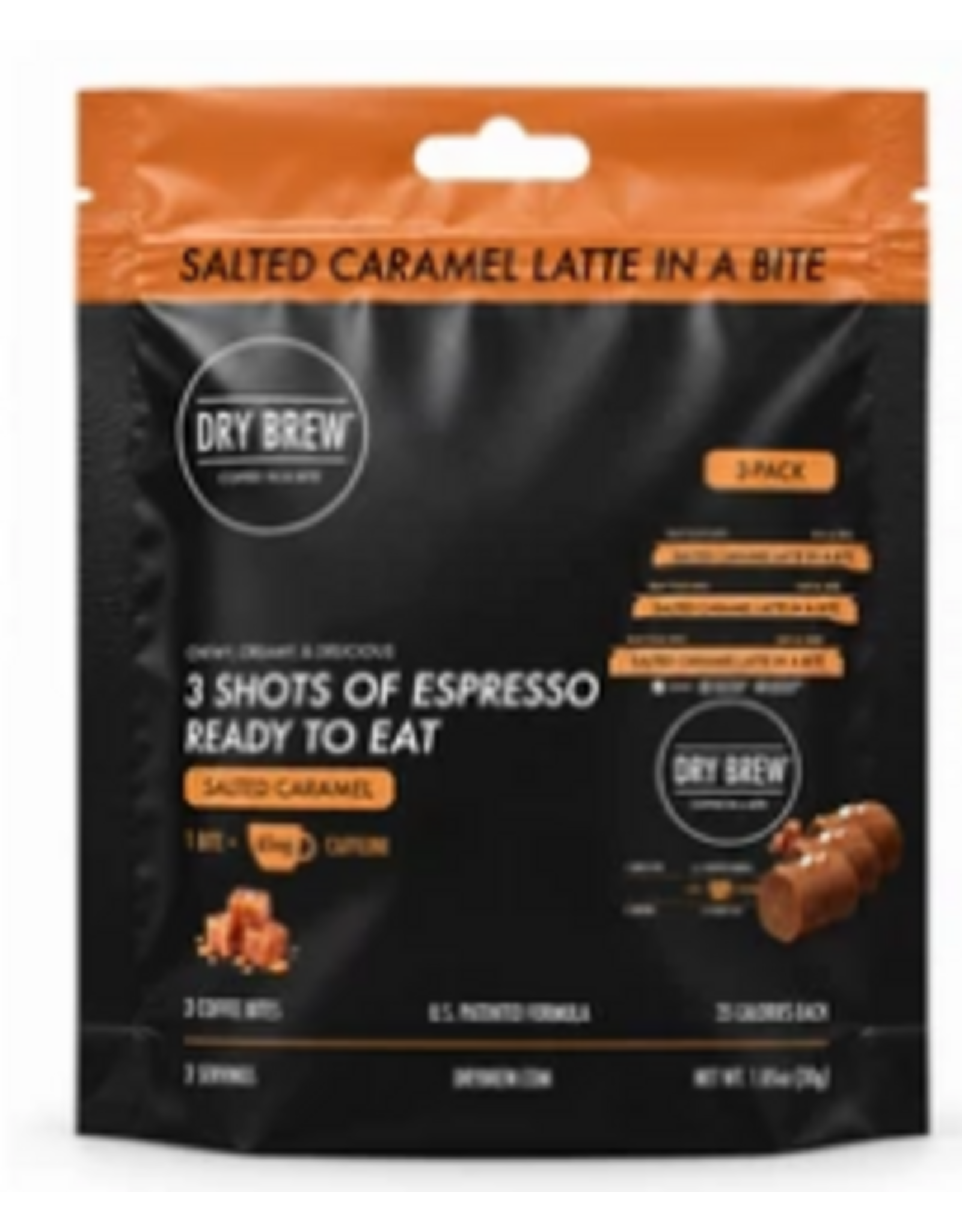 DRY BREW SALTED CARAMEL COFFEE BITE 3 PACK