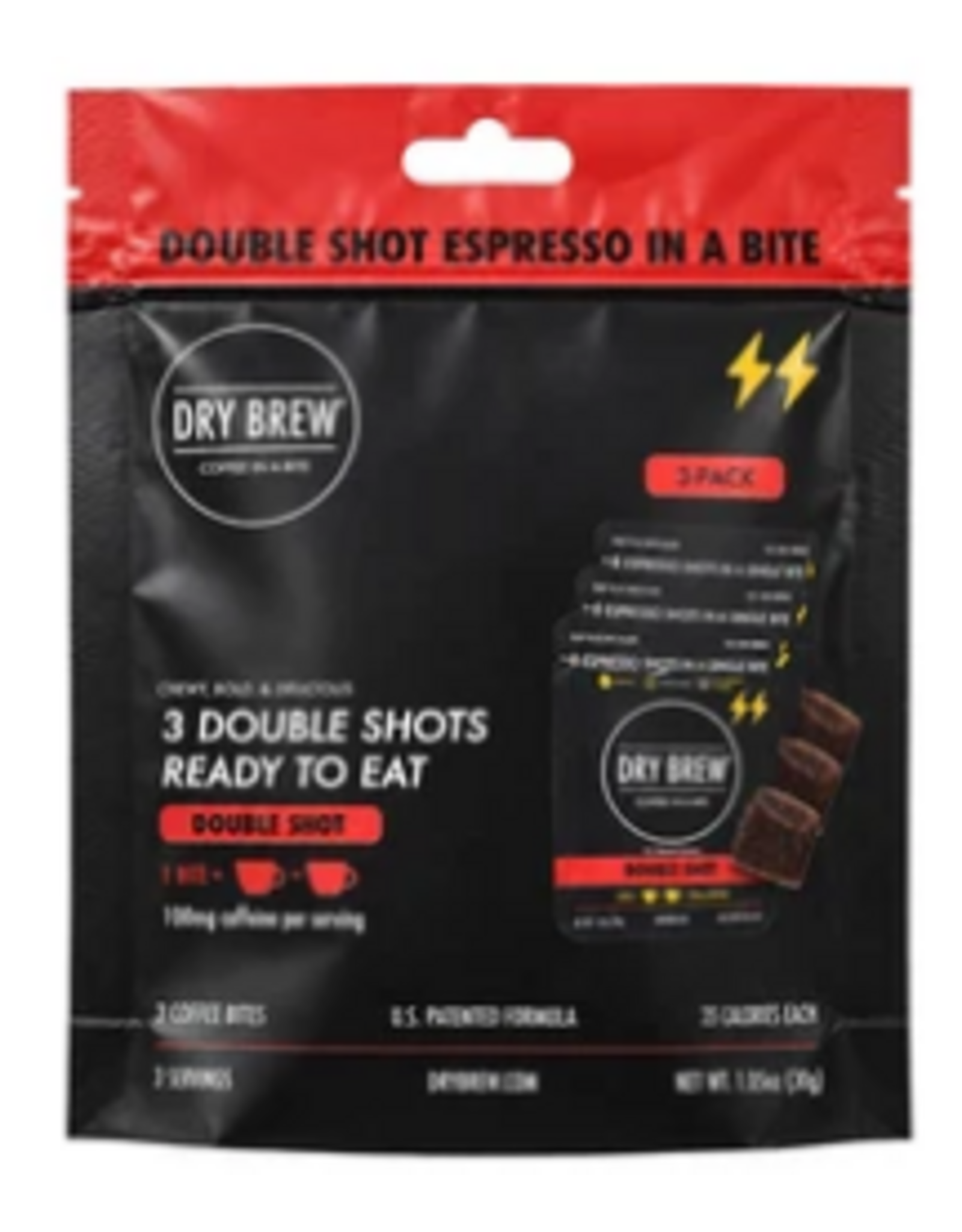 DRY BREW DOUBLE SHOT ESPRESSO BITE 3 PACK