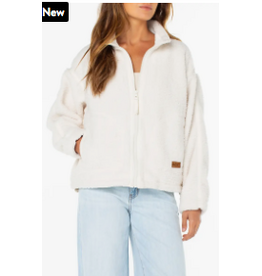 Roxy Wurlie Faux Shearling Zip Jacket