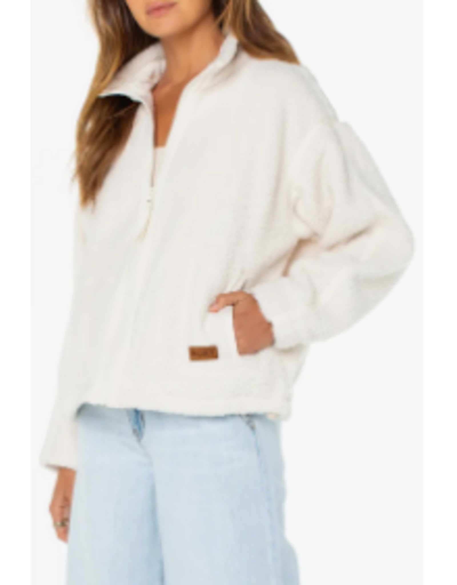 Roxy Wurlie Faux Shearling Zip Jacket